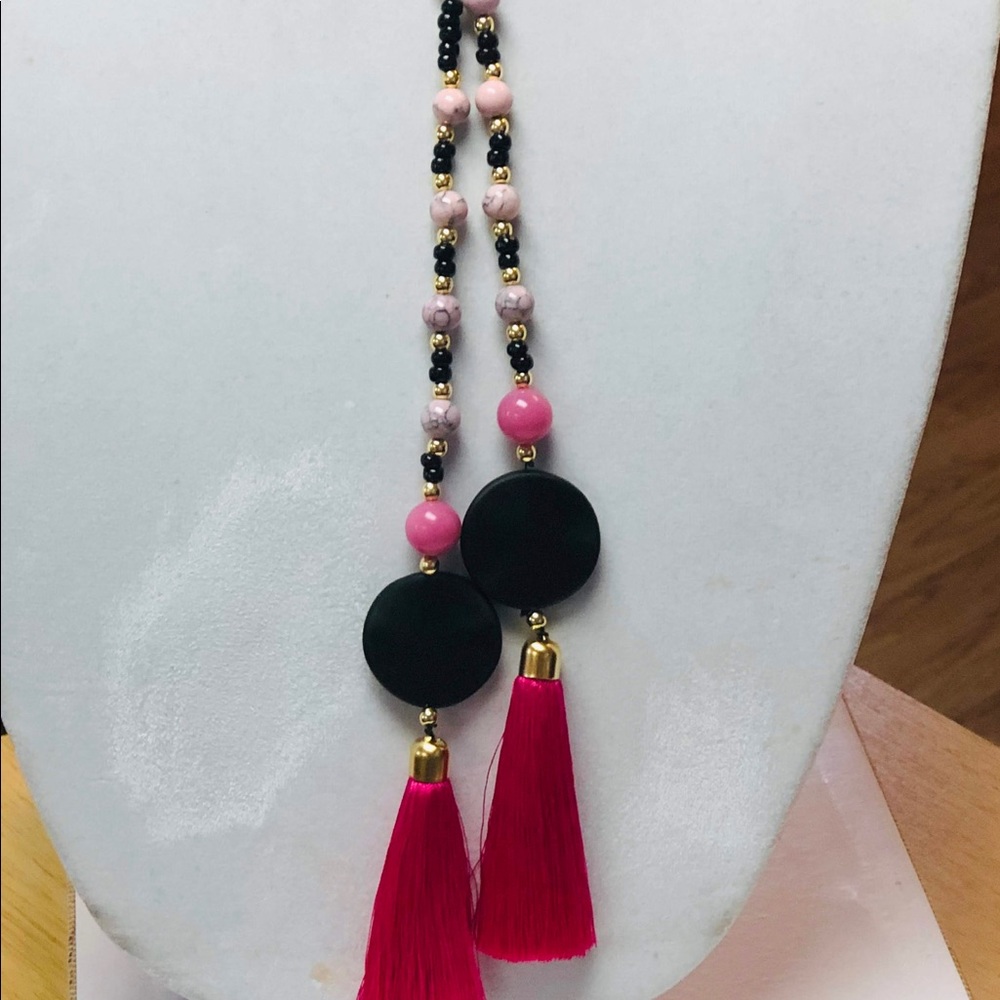 Seed Bead & Pink Turquoise